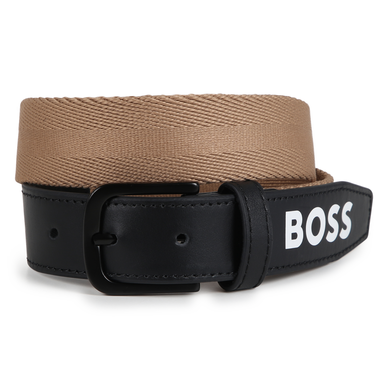 Ceinture sangle bimatière BOSS 
                    GARCON