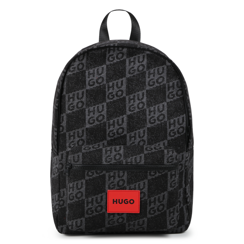 Sac à dos en toile imprimée Hugo 
                    GARCON