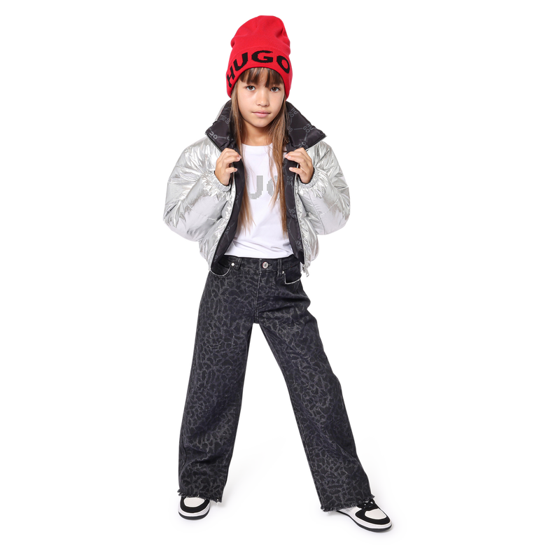 T-shirt sigle clouté Hugo 
                    FILLE