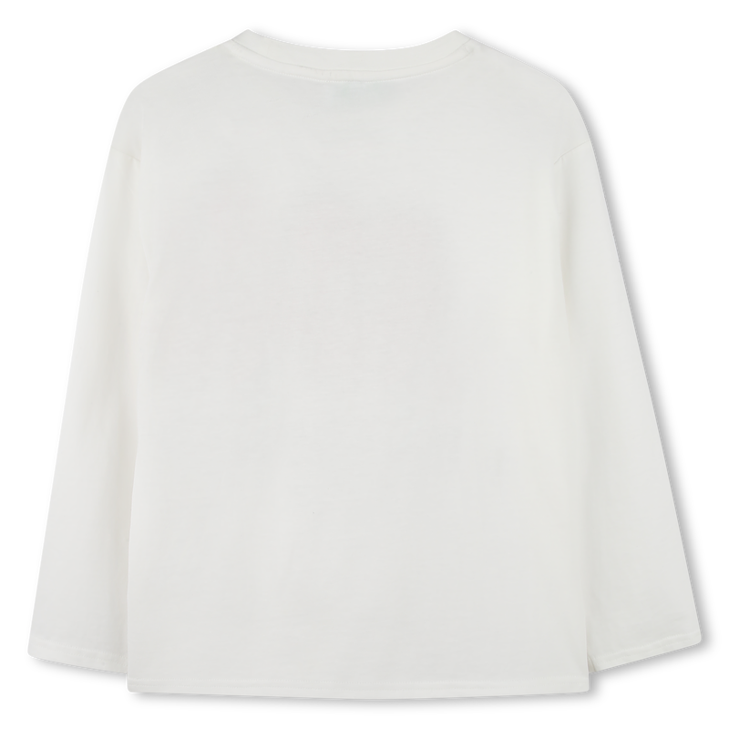 Tee-shirt à manches longues en jersey KENZO KIDS 
                    UNISEXE