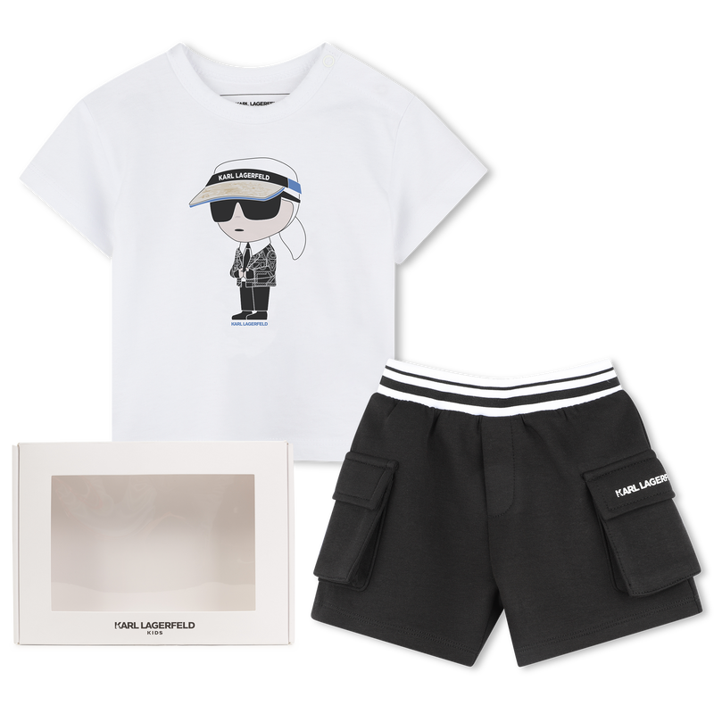 Ensemble short et T-shirt KARL LAGERFELD KIDS 
                    GARCON