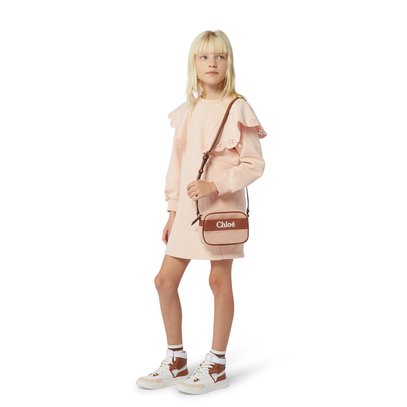 Robe en molleton à volants CHLOE 
                    FILLE