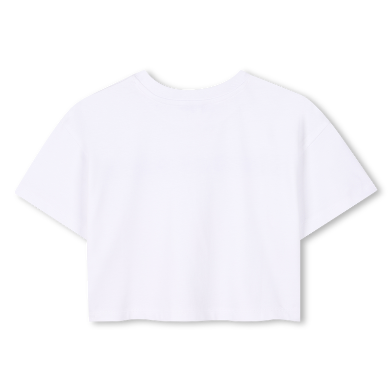 T-shirt court avec strass THE MARC JACOBS 
                    FILLE