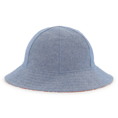 Bob réversible en coton KENZO KIDS UNISEXE