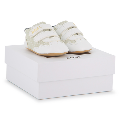 CHAUSSONS EN CUIR DE MOUTON BOSS GARCON