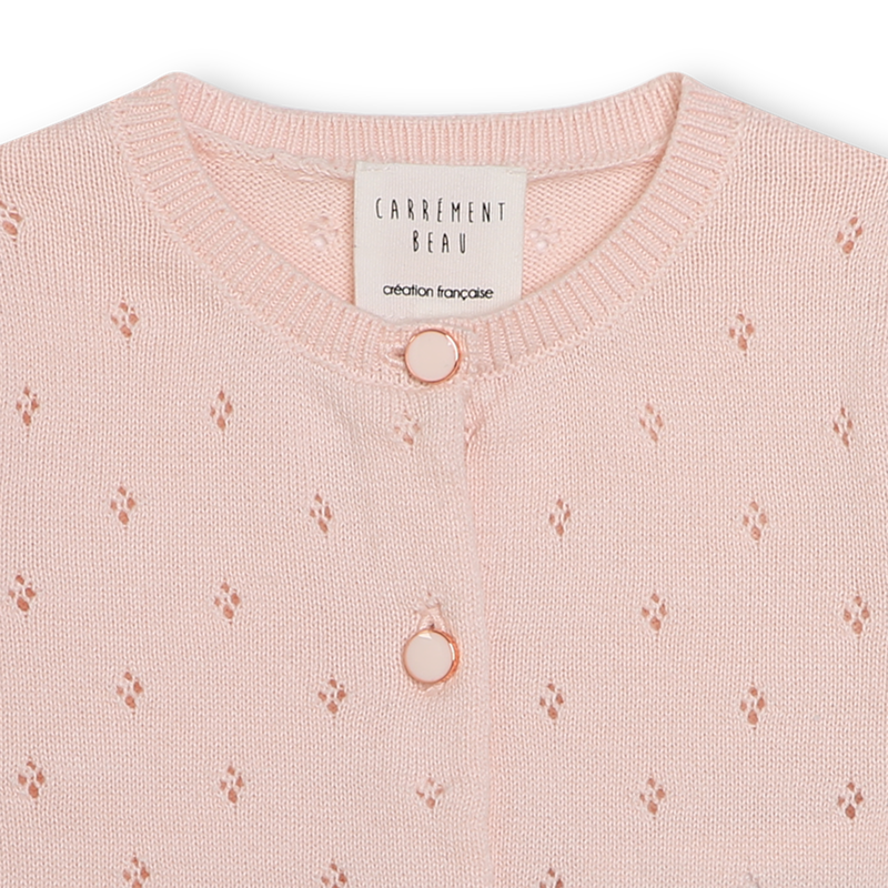 Cardigan boutonné en tricot CARREMENT BEAU 
                    FILLE