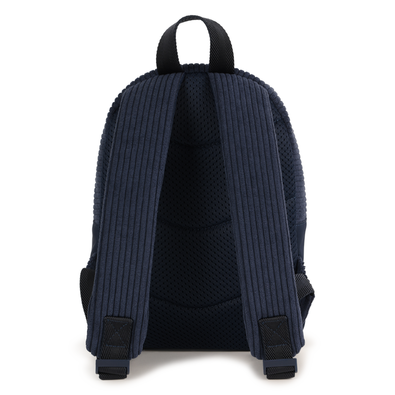 Sac &agrave; dos en velours c&ocirc;tel&eacute; BOSS 
                        GARCON