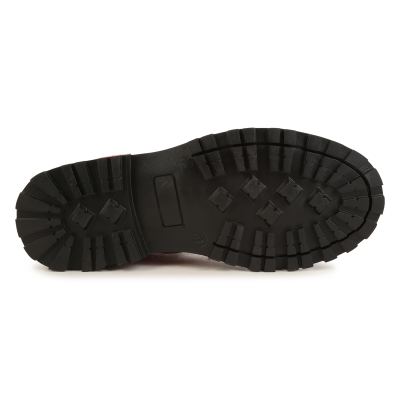 Bottines lacées en cuir KENZO KIDS 
                    UNISEXE