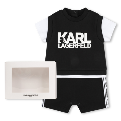 Combinaison bicolore siglée KARL LAGERFELD KIDS GARCON