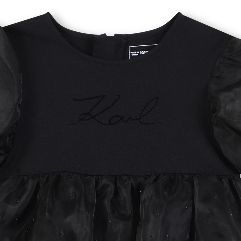 Robe à manches courtes KARL LAGERFELD KIDS 
                    FILLE