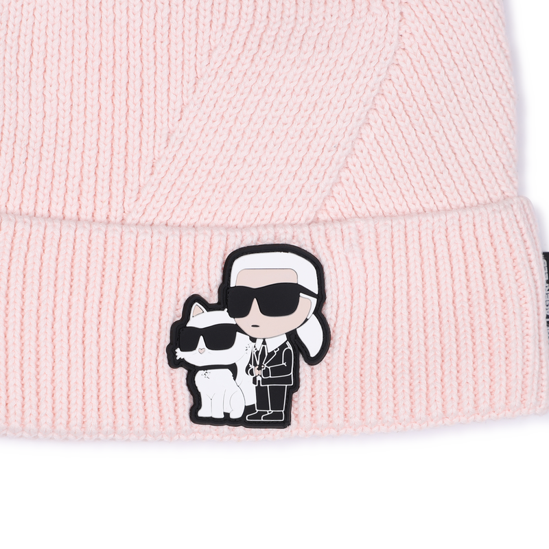 Bonnet tricot KARL LAGERFELD KIDS 
                        FILLE