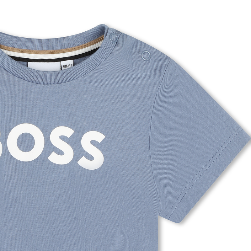 T-shirt avec sigle BOSS 
                    GARCON