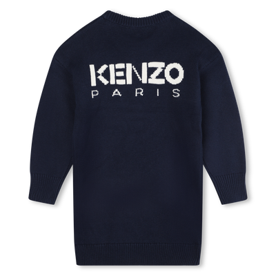 Robe en tricot jacquard KENZO KIDS FILLE