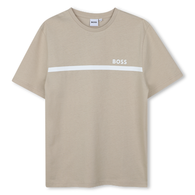 TEE-SHIRT MANCHES COURTES BOSS GARCON