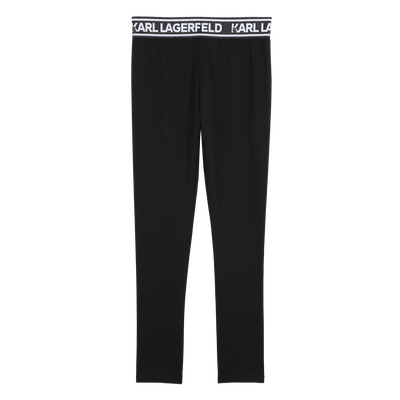 Legging avec taille métallisée KARL LAGERFELD KIDS FILLE