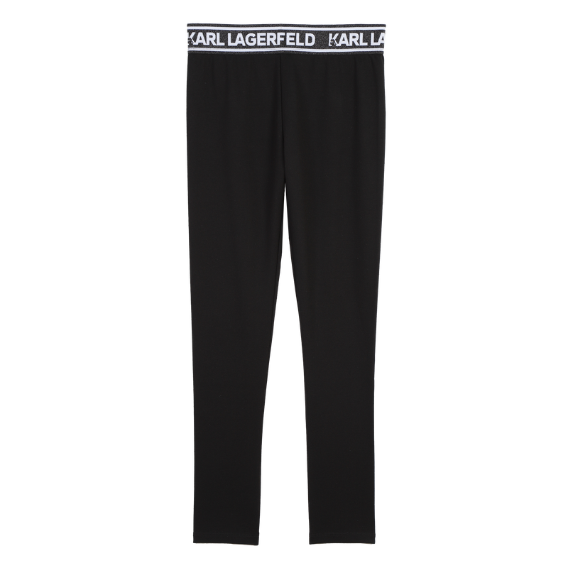 Legging avec taille métallisée KARL LAGERFELD KIDS 
                    FILLE