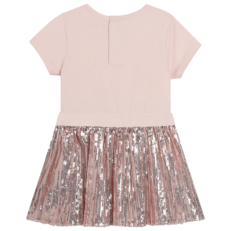 Robe fantaisie bi-matière MICHAEL KORS 
                    FILLE