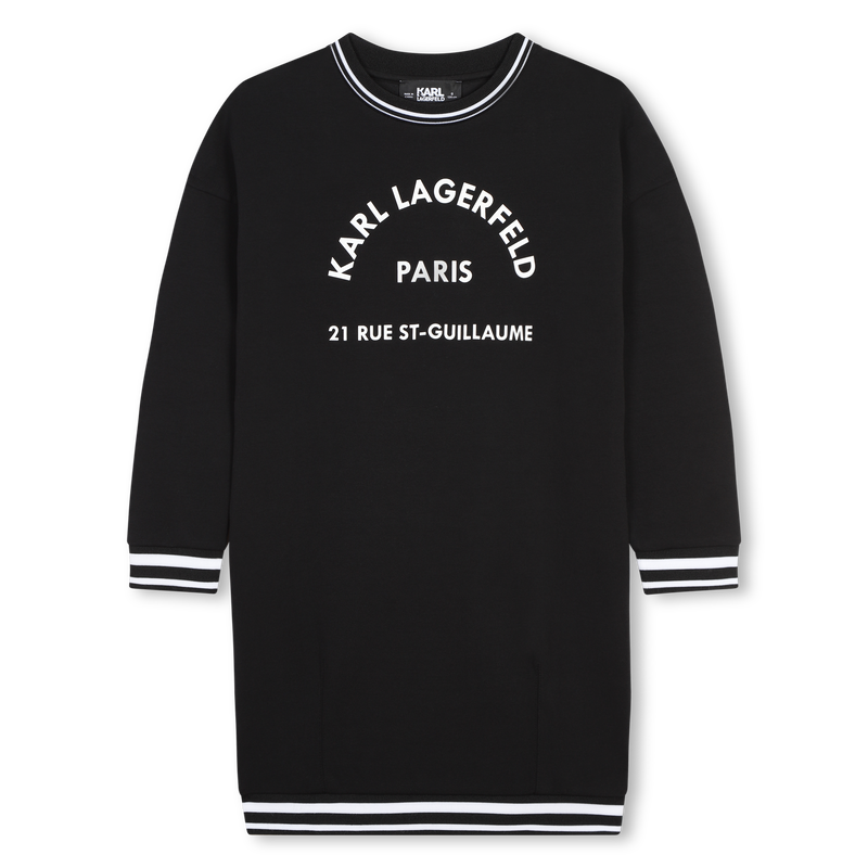 Robe droite bicolore KARL LAGERFELD KIDS 
                        FILLE