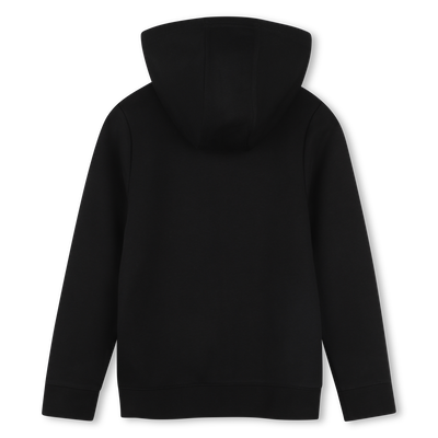 SWEAT ZIPP&Eacute; &Agrave; CAPUCHE BOSS GARCON