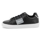 Baskets en cuir de vachette, BLACK, hi-res
