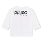 T-shirt &agrave; manches longues KENZO KIDS 
                    FILLE