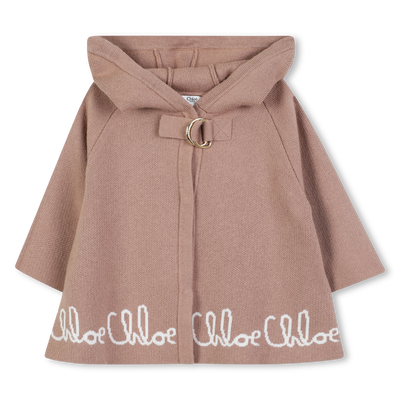 Cape à capuche en tricot CHLOE FILLE