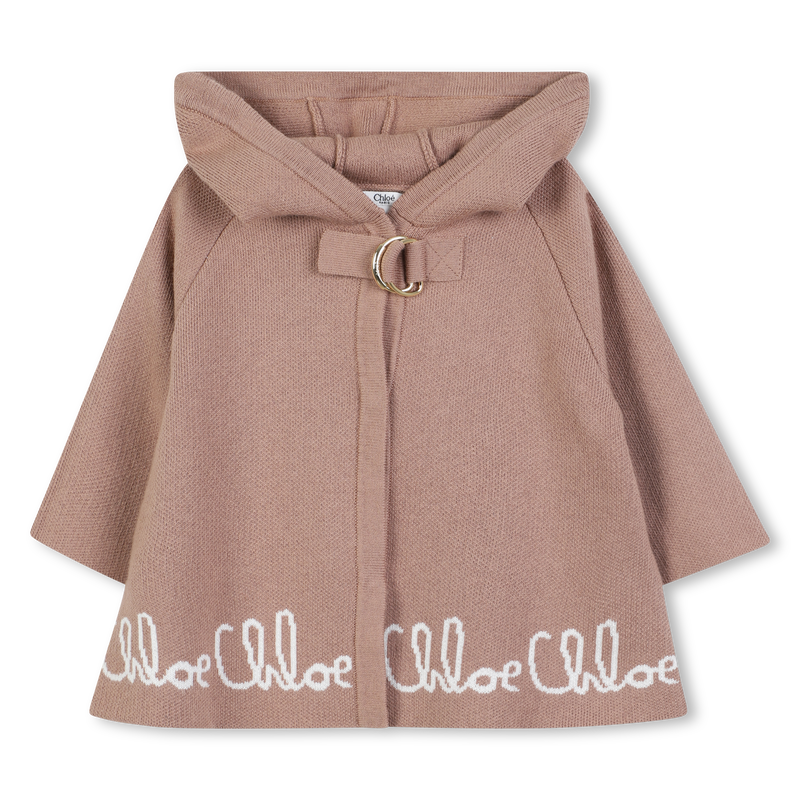 Cape à capuche en tricot CHLOE 
                    FILLE