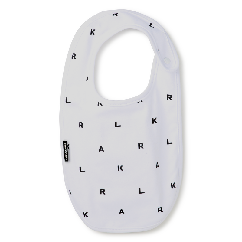 Lot de 3 bavoirs à motifs KARL LAGERFELD KIDS 
                    UNISEXE