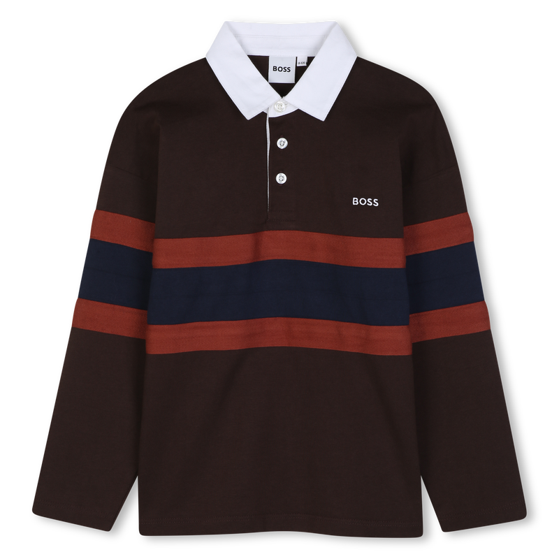 Polo manches longues BOSS 
                        GARCON