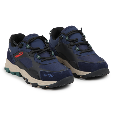 Baskets lac&eacute;es multi-mati&egrave;res Hugo GARCON