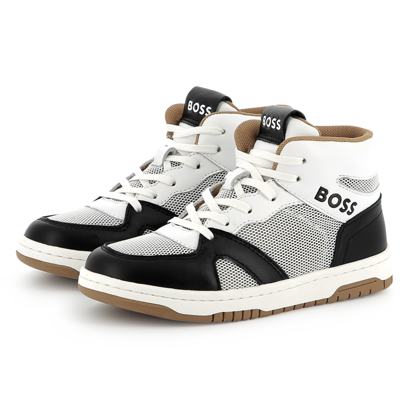 Baskets montantes lac&eacute;es BOSS 
                        GARCON