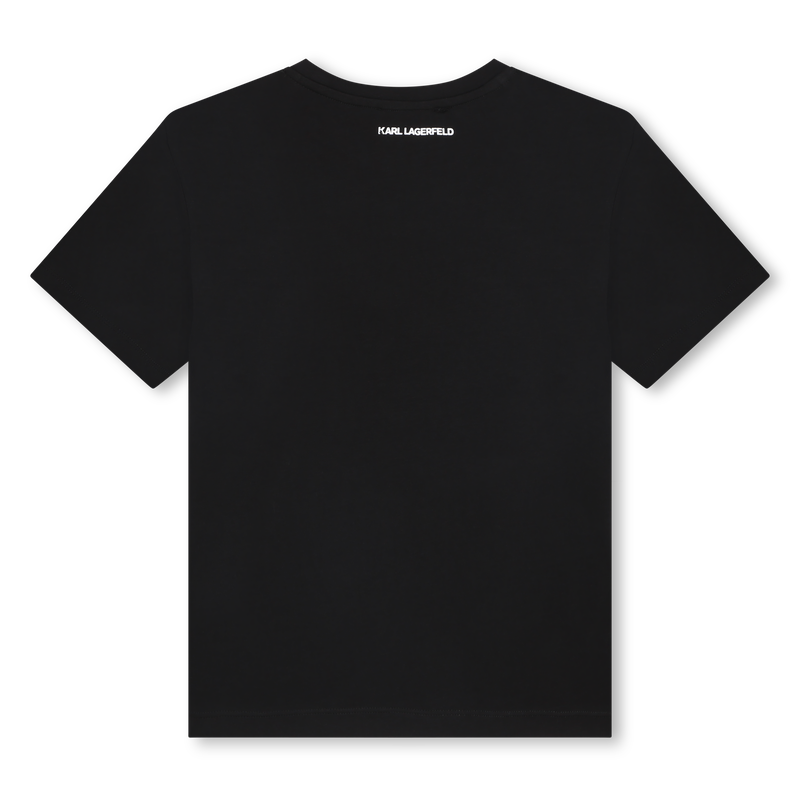 T-shirt avec imprimé placé KARL LAGERFELD KIDS 
                    FILLE