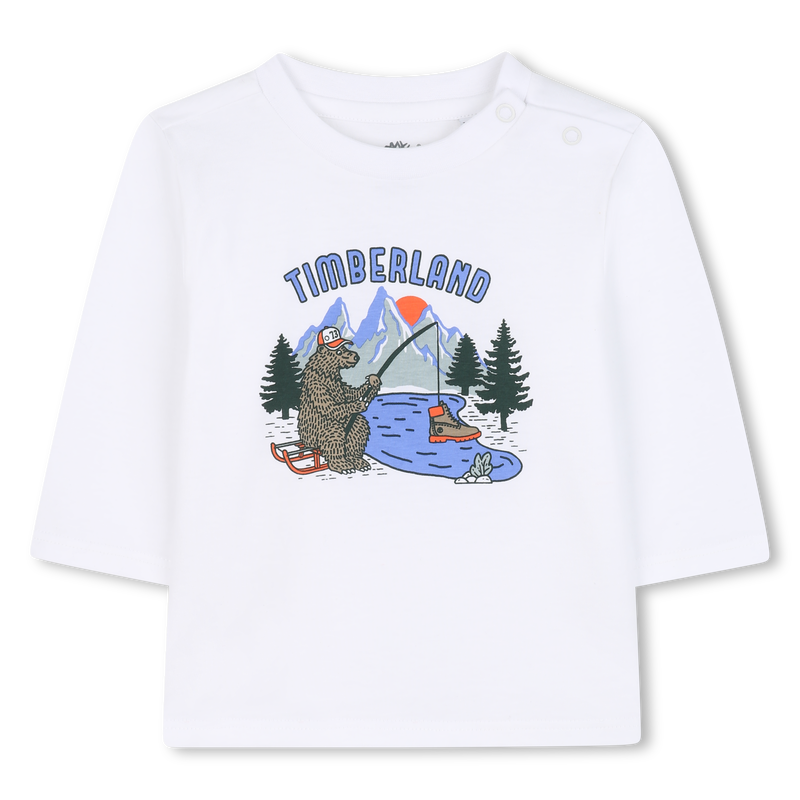 Tee-shirt manches longues en jersey TIMBERLAND 
                    GARCON