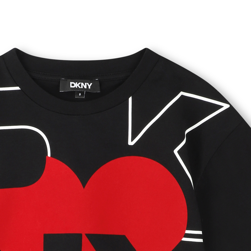T-shirt à manches courtes DKNY 
                    FILLE
