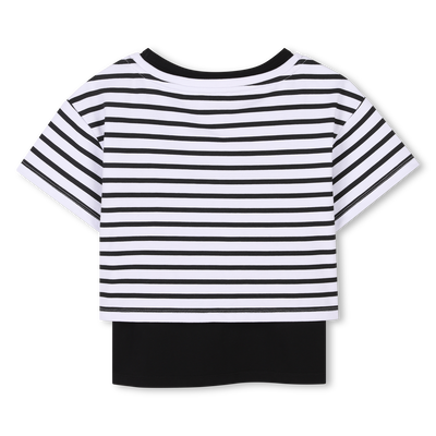 T-shirt 2 en 1 avec top SONIA RYKIEL FILLE