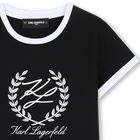 Tee-shirt manches courtes KARL LAGERFELD KIDS 
                    FILLE