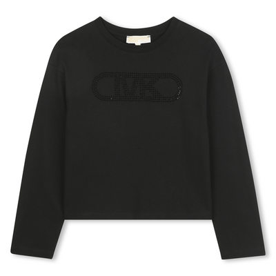 T-shirt manches longues en jersey MICHAEL KORS FILLE