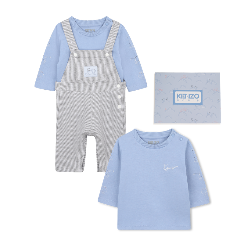 Ensemble tee-shirt + salopette KENZO KIDS 
                    GARCON