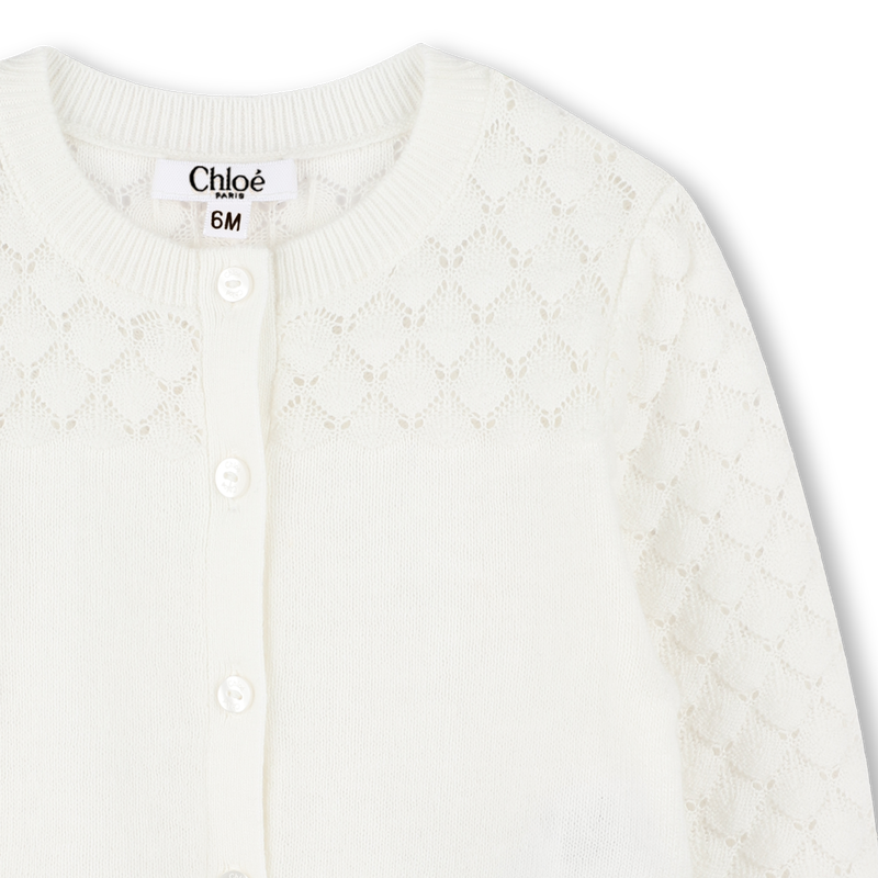 Cardigan à manches bouffantes CHLOE 
                    FILLE