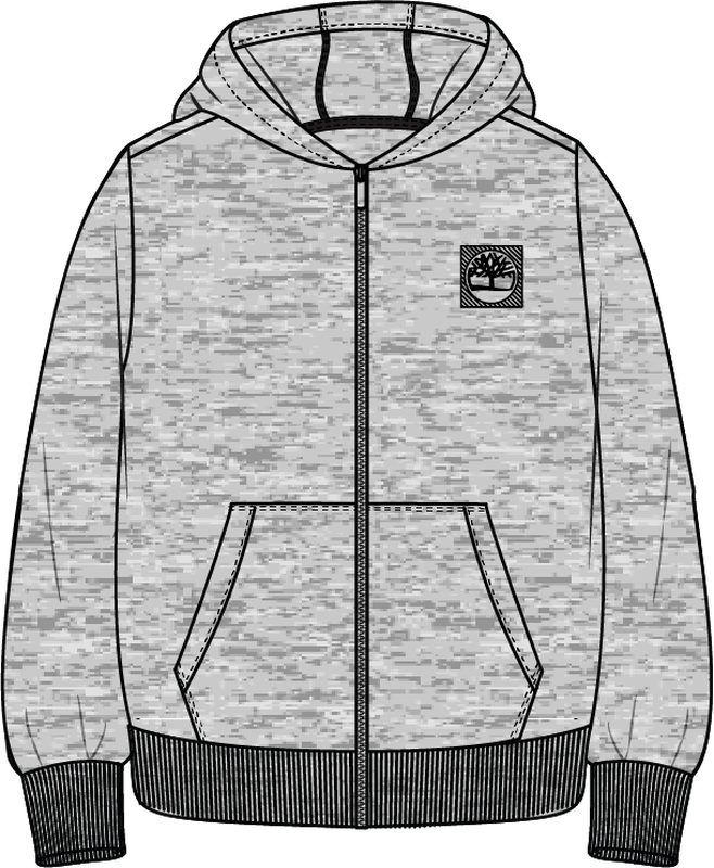 Cardigan à capuche en molleton TIMBERLAND 
                    GARCON