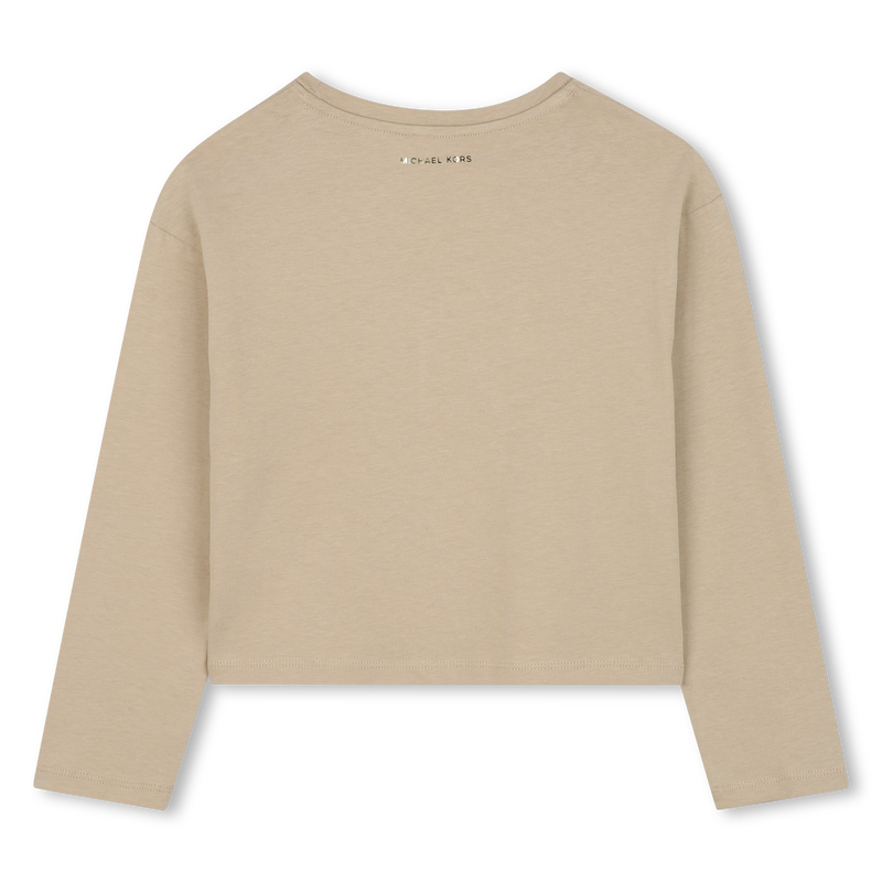 T-shirt manches longues en jersey MICHAEL KORS 
                    FILLE
