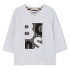 T-shirt &agrave; manches longues, BLANC NOIR, hi-res