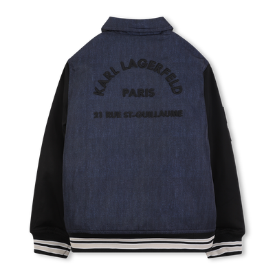 Bomber en polyester KARL LAGERFELD KIDS GARCON