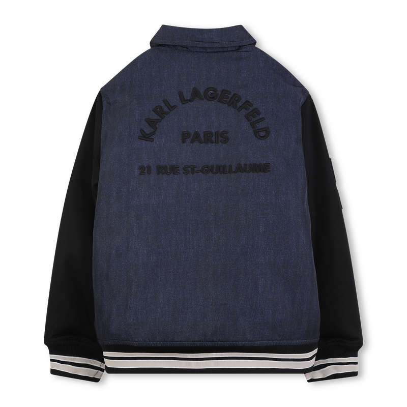 Bomber en polyester KARL LAGERFELD KIDS 
                    GARCON