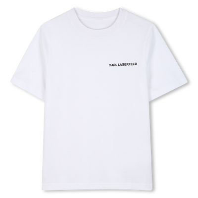 LOT DE 2 T-SHIRTS MANCHES COURTES KARL LAGERFELD KIDS GARCON