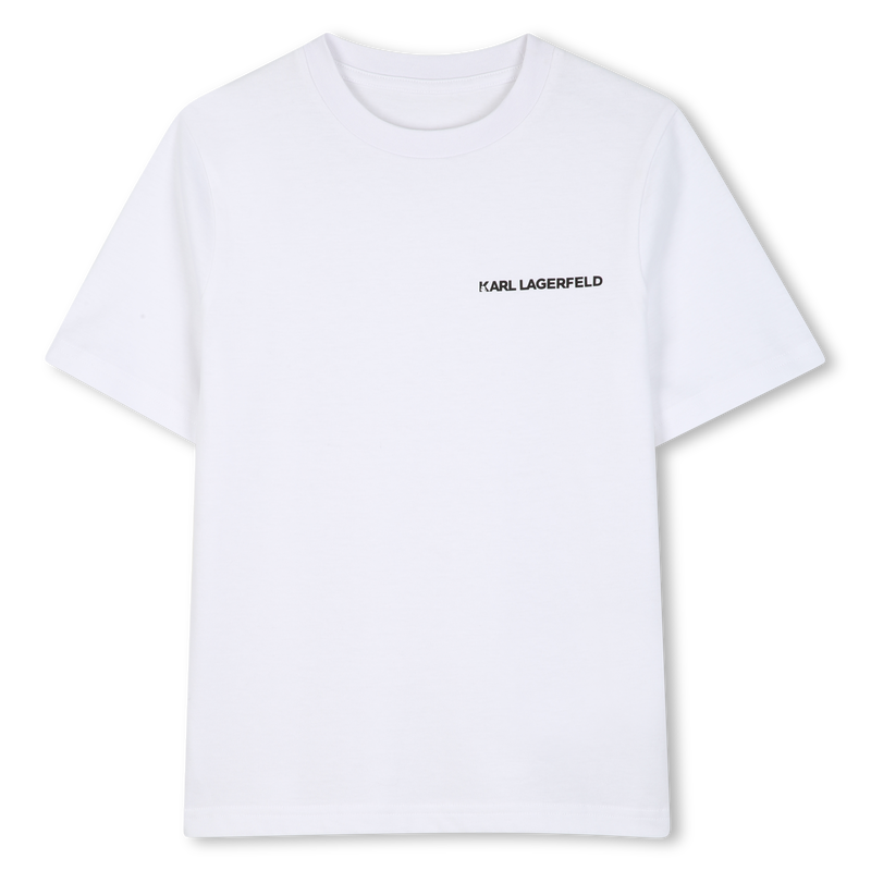 LOT DE 2 T-SHIRTS MANCHES COURTES KARL LAGERFELD KIDS 
                        GARCON