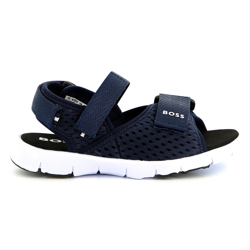 Sandales &agrave; fermeture par bandes auto agrippantes BOSS 
                        GARCON