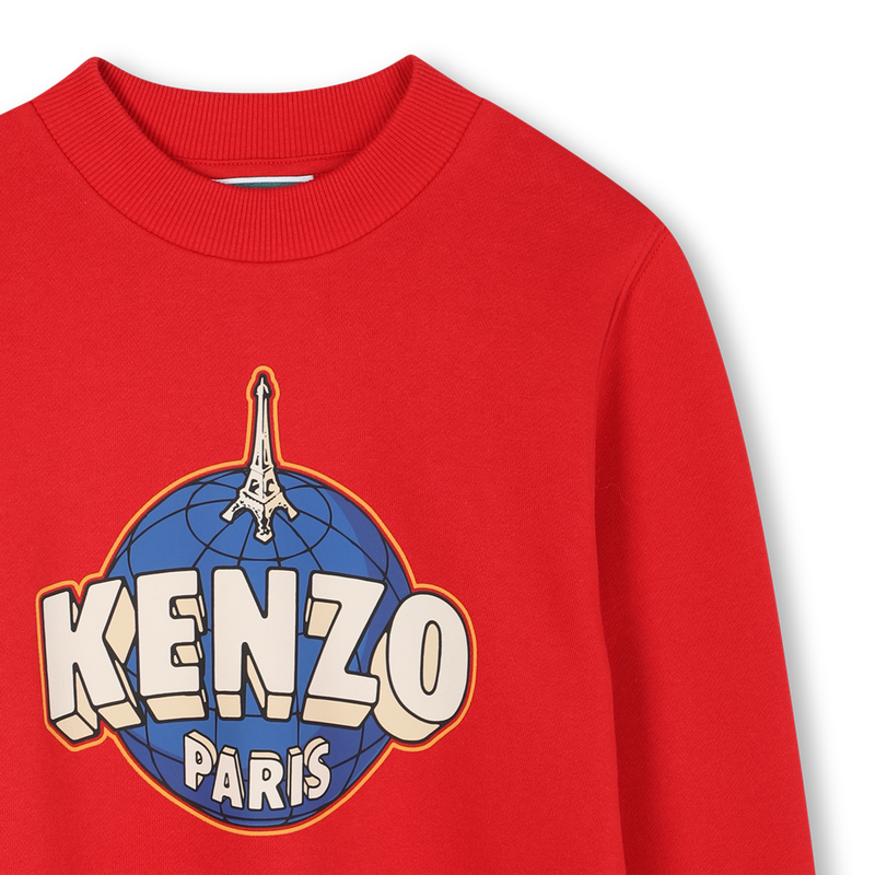Sweat en molleton non gratté KENZO KIDS 
                    GARCON