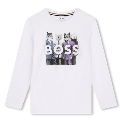 T-shirt &agrave; manches longues BOSS GARCON