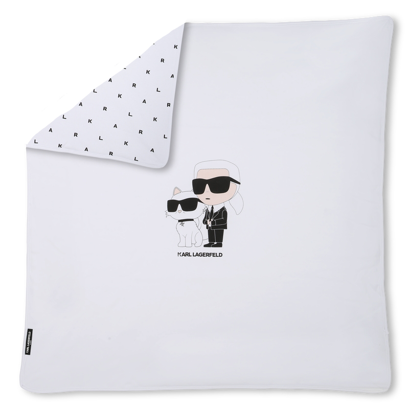 Couverture imprimé KARL LAGERFELD KIDS 
                    UNISEXE